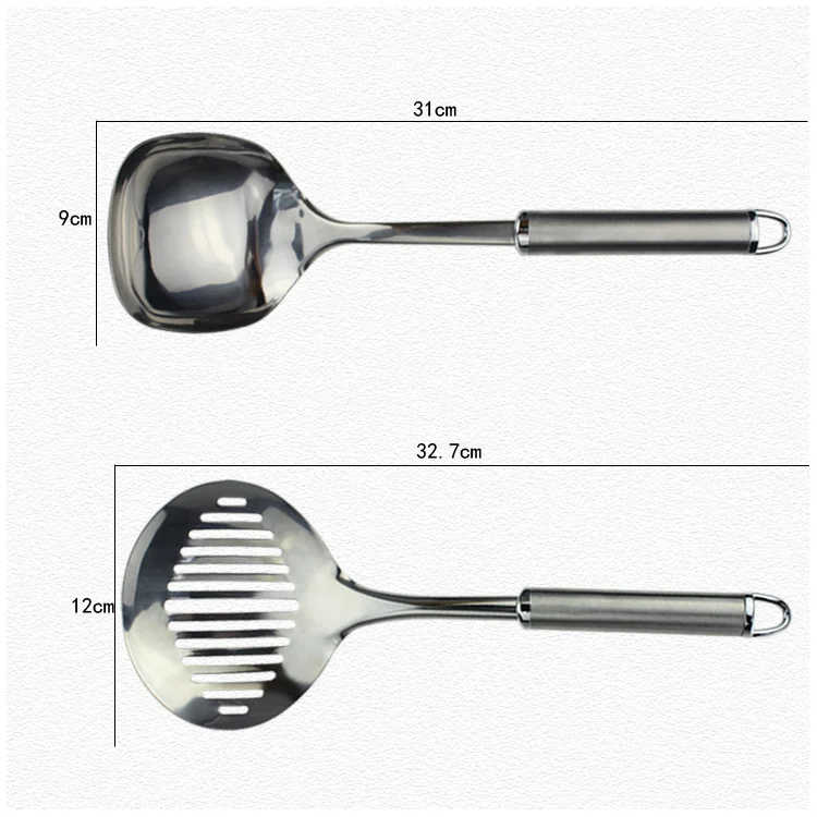 Kitchen serving utensils 5pcs Stainless Steel Kitchen Utensils For Cooking