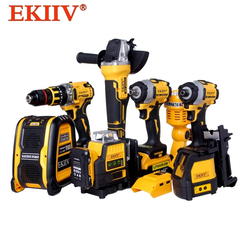 Factory High Quality Cordless Power Tools 21V Electric Brushless Wrench Screw Driver Electric Impact Screwdriver