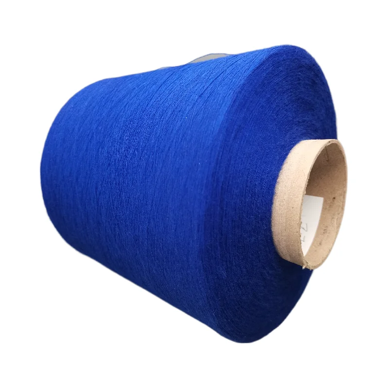 Factory Wholesale 100% Acrylic Yarn 21S Dark Blue Dyeing And Raw Acrylic Wool Blended Yarn For Knitting And Crochet