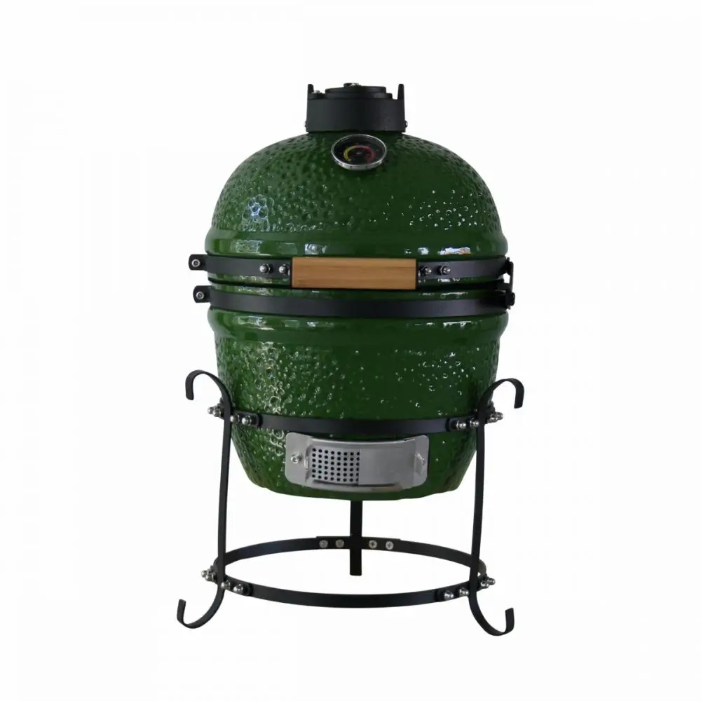 Ceramic Egg Kamado Outdoor Kitchen Garden Bbq Grill 13 18 21 23 24 27 29 Inch Spherical Pellet Smoker Camping Barbecue Asadores