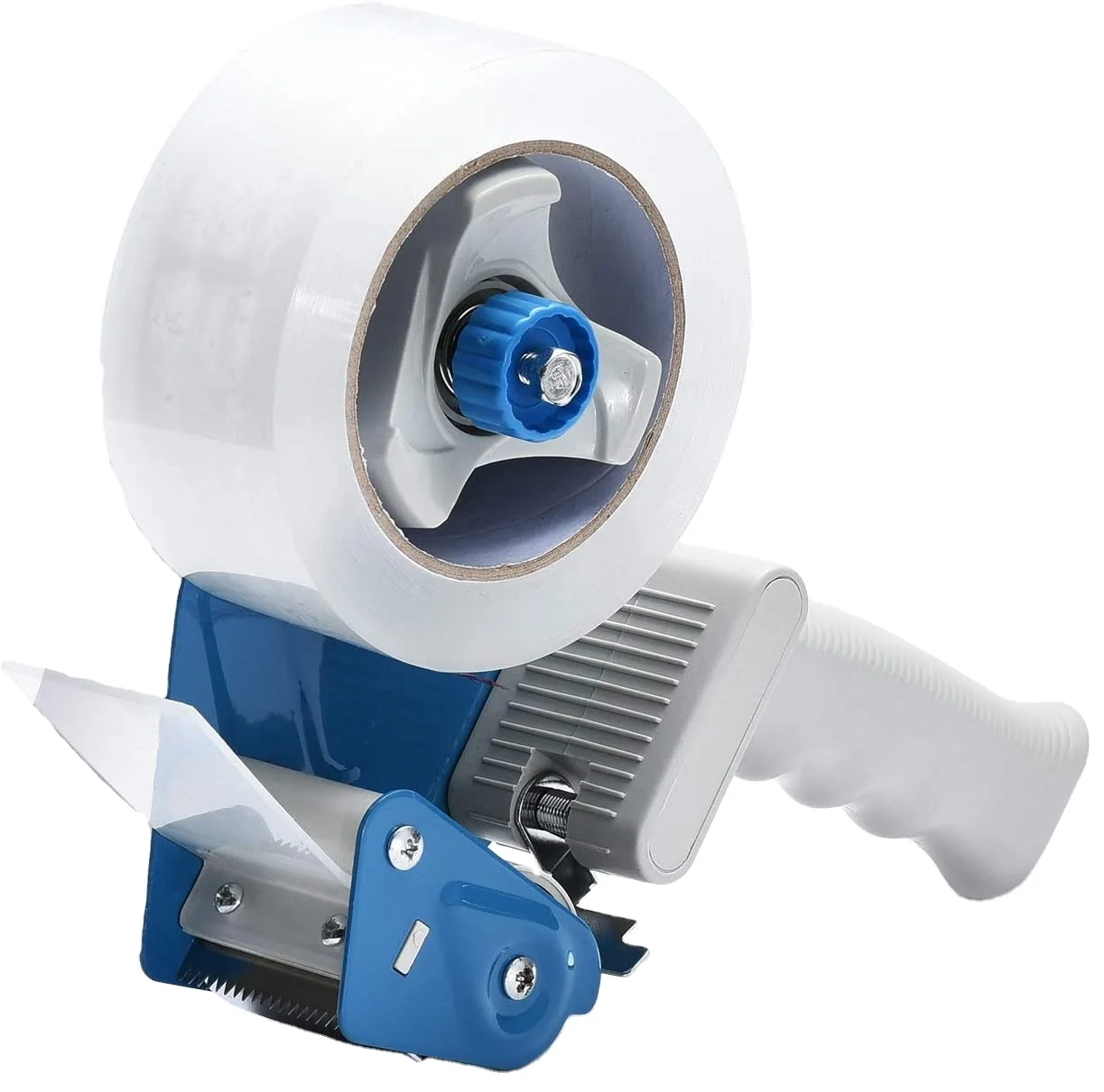 BSCI Factory  tape dispenser Blue Packing Tape Dispenser Plus 2 Inch Carton Packing Tape dispenser with hook more convenience