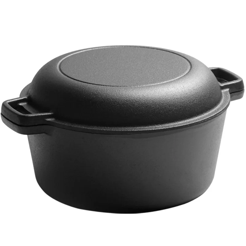 Лучший новый продукт 26cm 3qt кемпинг без приклеивания кухонная посуда растительное масло кастрюля голландская печь