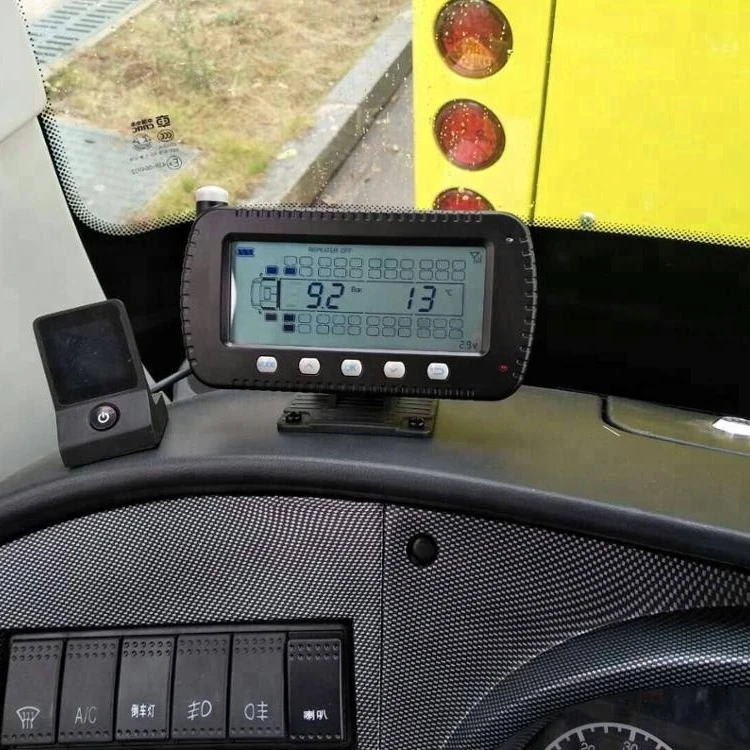 1 To 46 Wheel External Sensor Tire Pressure Monitoring System Solar Power Truck Trailer Tpms