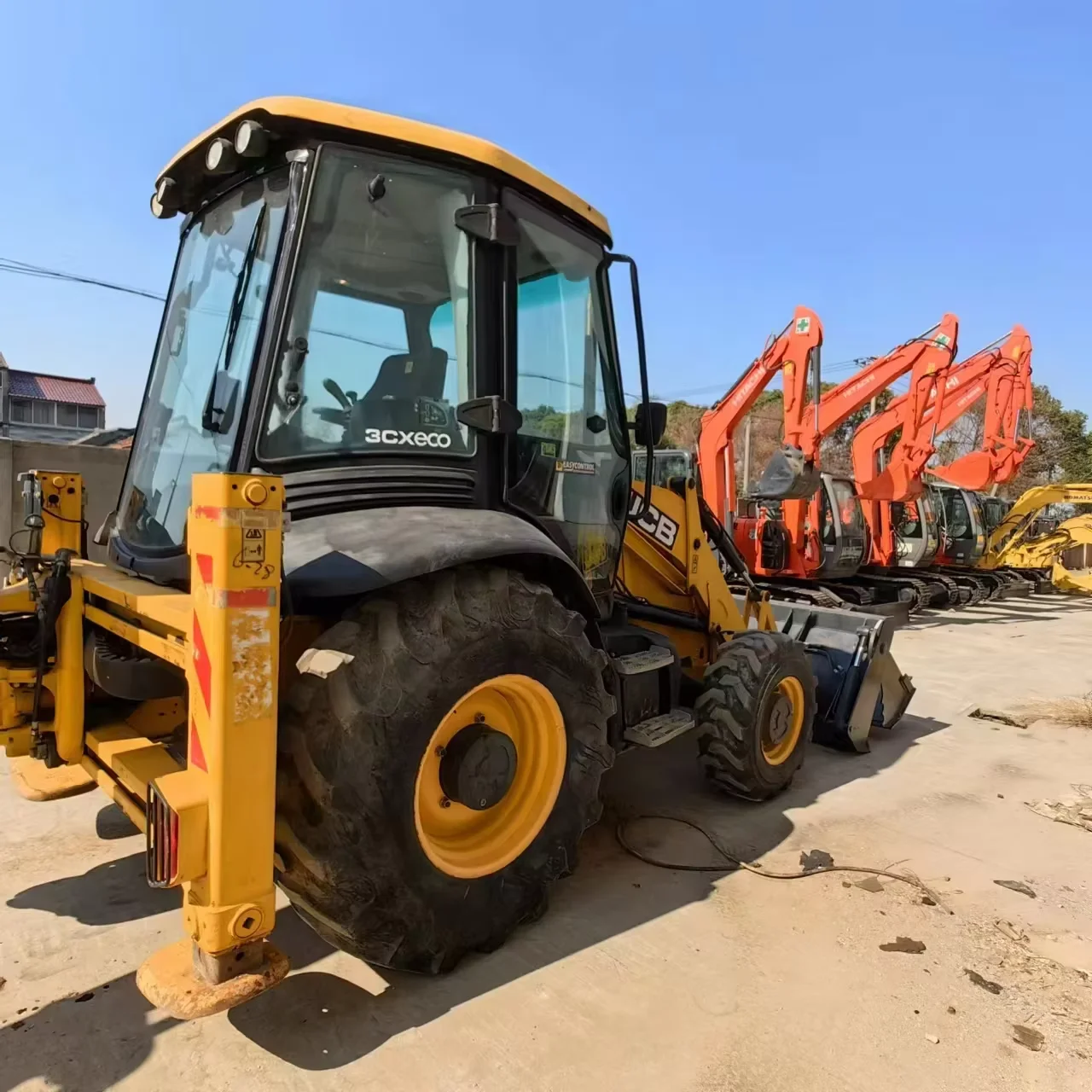 Высокопроизводительный Многофункциональный Подержанный JCB-станок экскаватор-погрузчик JCB 3CX Jcb 4cx готов к продаже