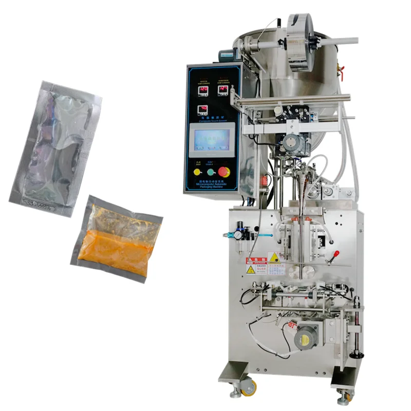 Multi-functional Liquid Glucose Almond Butter Chocolate Bean Sesame Color Paste Sauce Packaging Machine