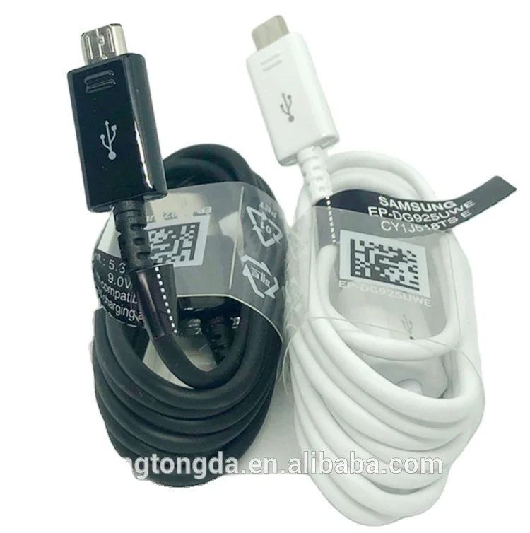 original Fast charging data cable EP-DG925UWE/UBE 1.2m For samsung note4 s6 s7 sync data fast charging micro USB cable