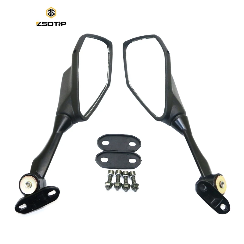 
Best quality Universal Plastic Metal clamp bar end motorcycle kart Rearview mirrors 
