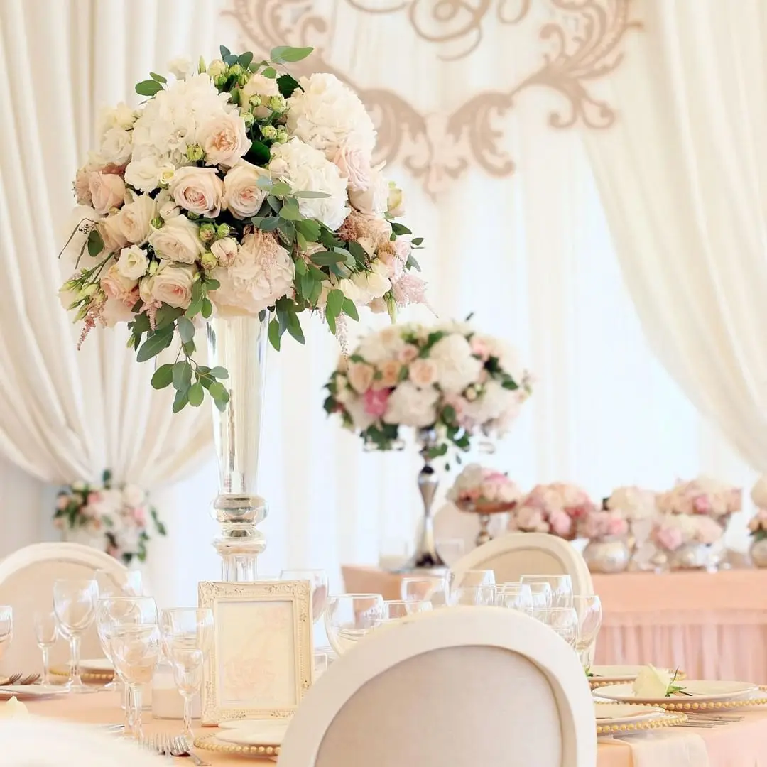 Wedding Reception Floral Artificial Table Centerpiece Flower Tree for Wedding Decor