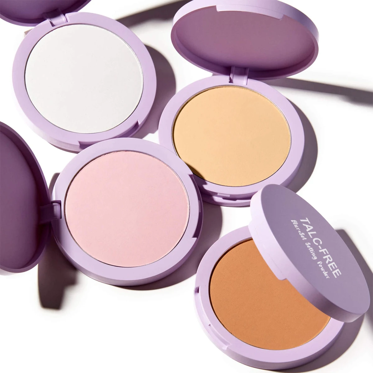 Long Wearing Mineral Setting Powder Palette Custom Logo Vegan Organic Talc Free Translucent Waterproof Pressed Setting Powder