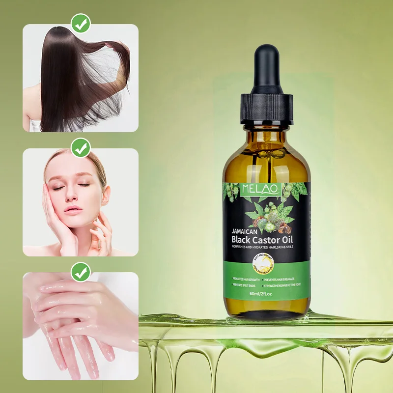 Pure Castor Oil Cold Pressed Unrefined Castor Oil For Eye Lash