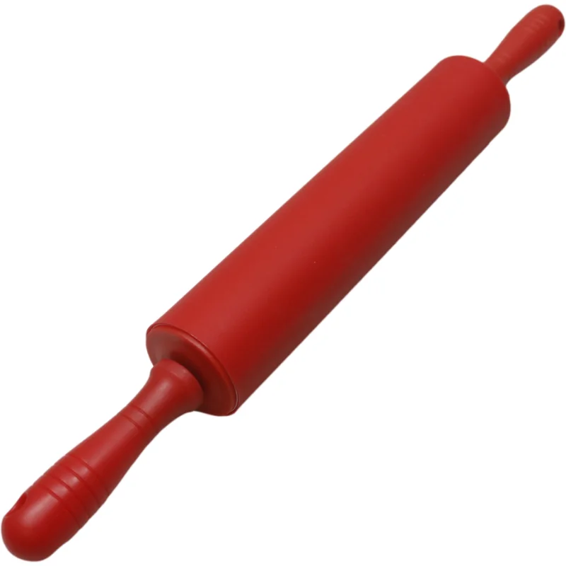 
Dropshipping Amazon hot selling Baking tools silicone rolling pin with PP handle rolling stick 