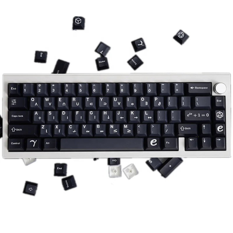 GMK Euler Keycaps Cherry Profile PBT Dye Sublimation129/23 Keys 6.25u Spacebar for MX Switch Mechanical Keyboard