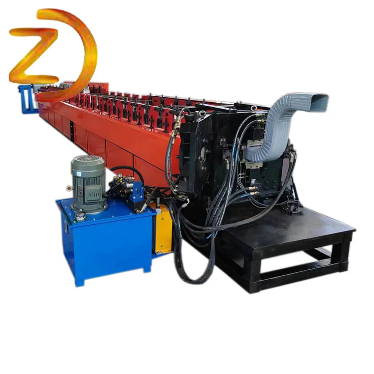 China aluminum rain seamless gutter downspout making machine for sale