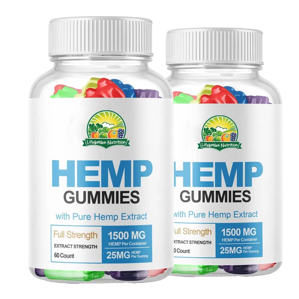 Private Label Drop Shipping Pure Hemp Powder Gummies Premium High Potency 1500MG Pure Hemp Gummy Vegan