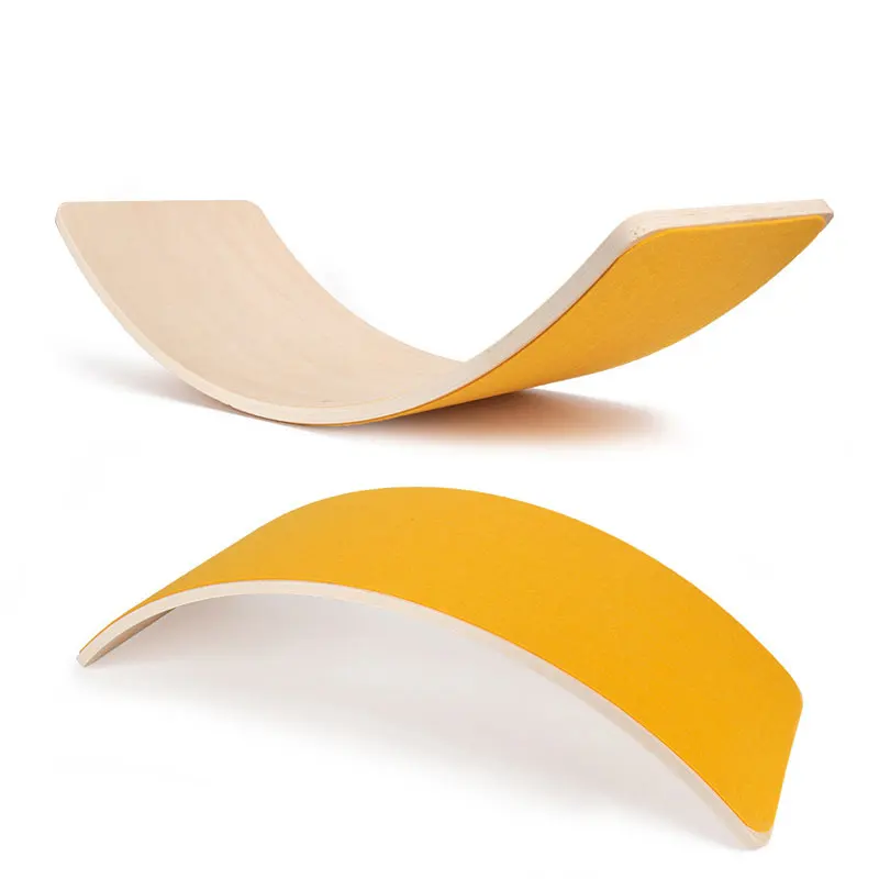 Seesaw Child Wood Balance Board Kids Game Wobble Board Balance Workout Twist Plates Fitness Training Plate Exercise Equipment