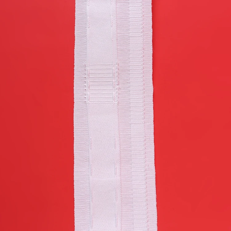 
2019 New design home decorative opaque belt malaysia white curtain heading tape 