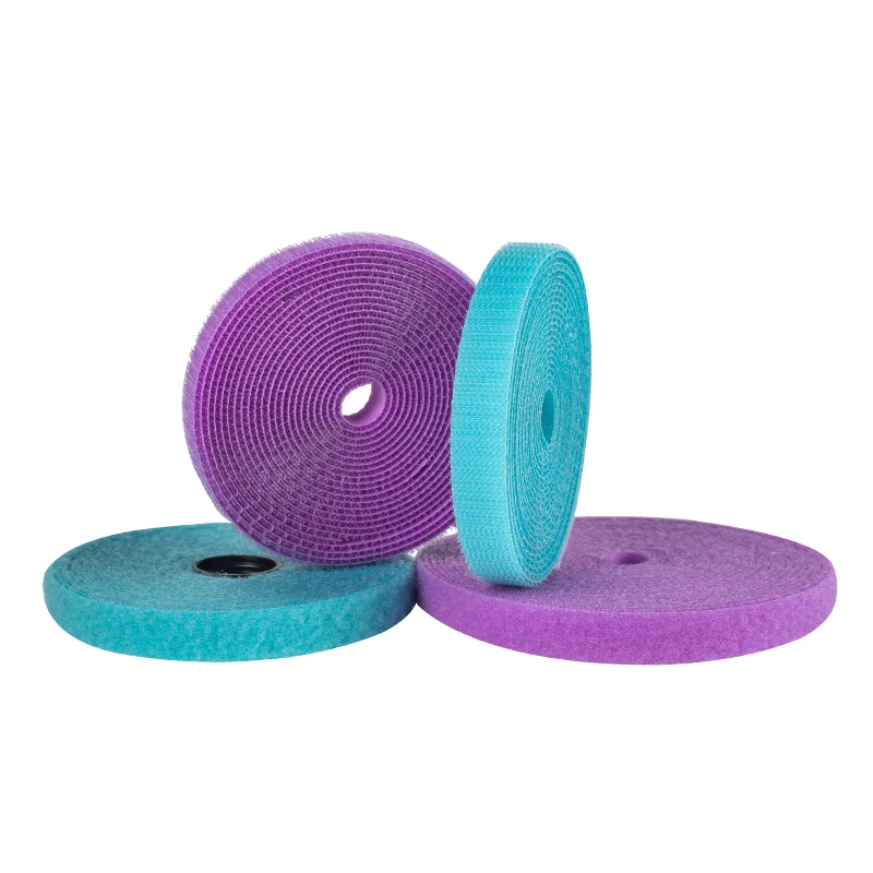 20mm nylon double side storage strap hook loop fabric pallet strap adhesive hook and loop tape with OEKO TEX standard 100