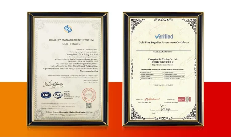 nickel chrome alliages