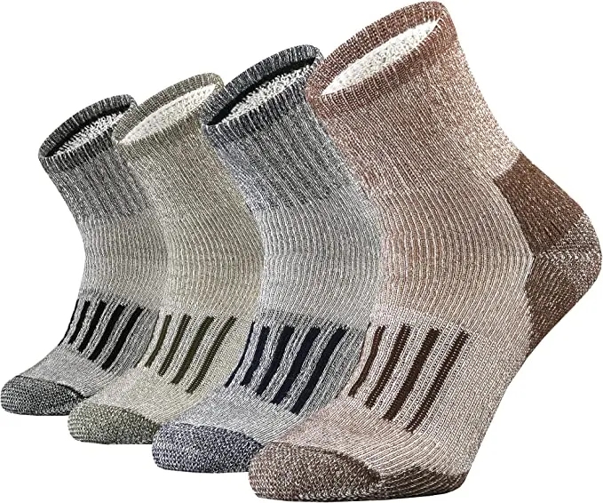 Bulk Winter Wool Yarn Socks Men Women Cashmere Warm Middle Crew Merino Sox Outdoor Unisex Casual Knitted Funny Socks Boot Socks