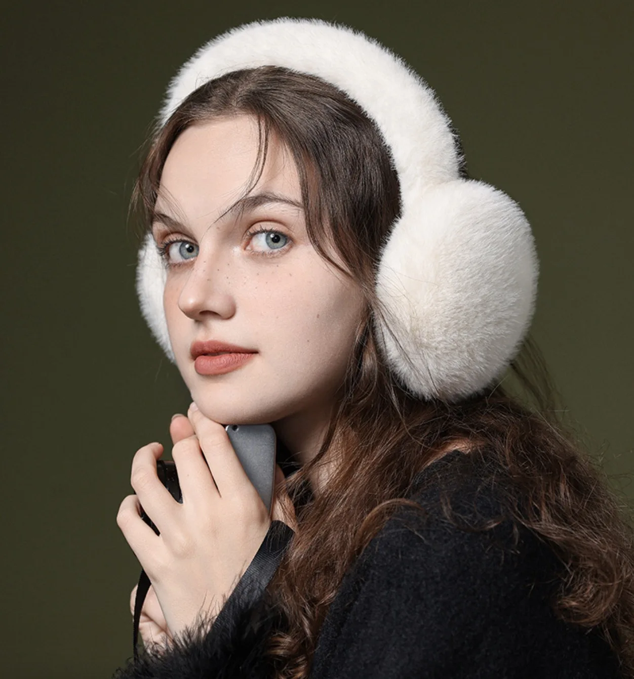 Wholesale High Quality Cold winter warmly ear custom fashionable foldable outdoor ear warmer earmuff