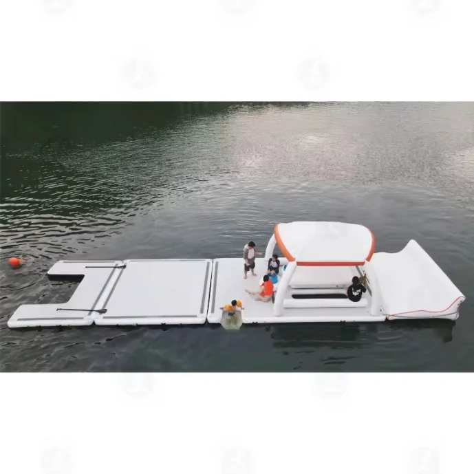 Новая распродажа роскошное оборудование для водных игр ГИДРОЦИКЛ лодка яхта док надувная водная платформа палатка