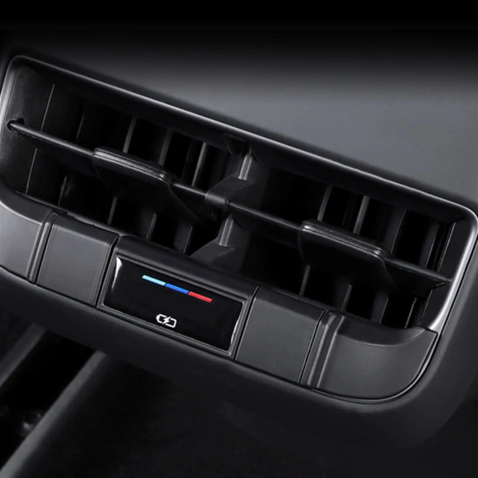 electric car interior decoration kit rear air outlet usb charging special protective cover for tesla model 3 Y accessories