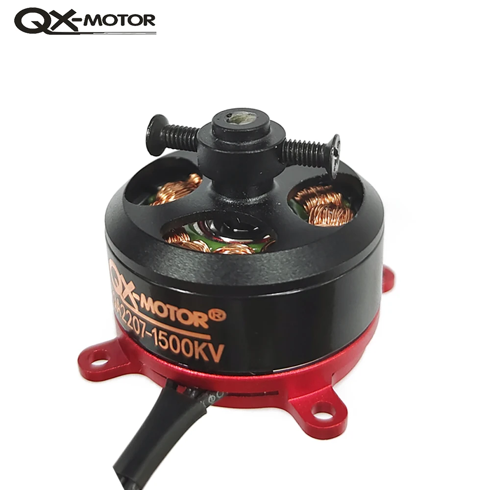 QX-MOTOR QA2207 1500KV Brushless Metal Motor Large Thrust ESC for RC Drone Remote Control Toy Model Parts