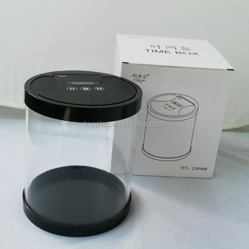 
Anti addiction time lock storage box and container for prevent persons from overusing cellphone game 