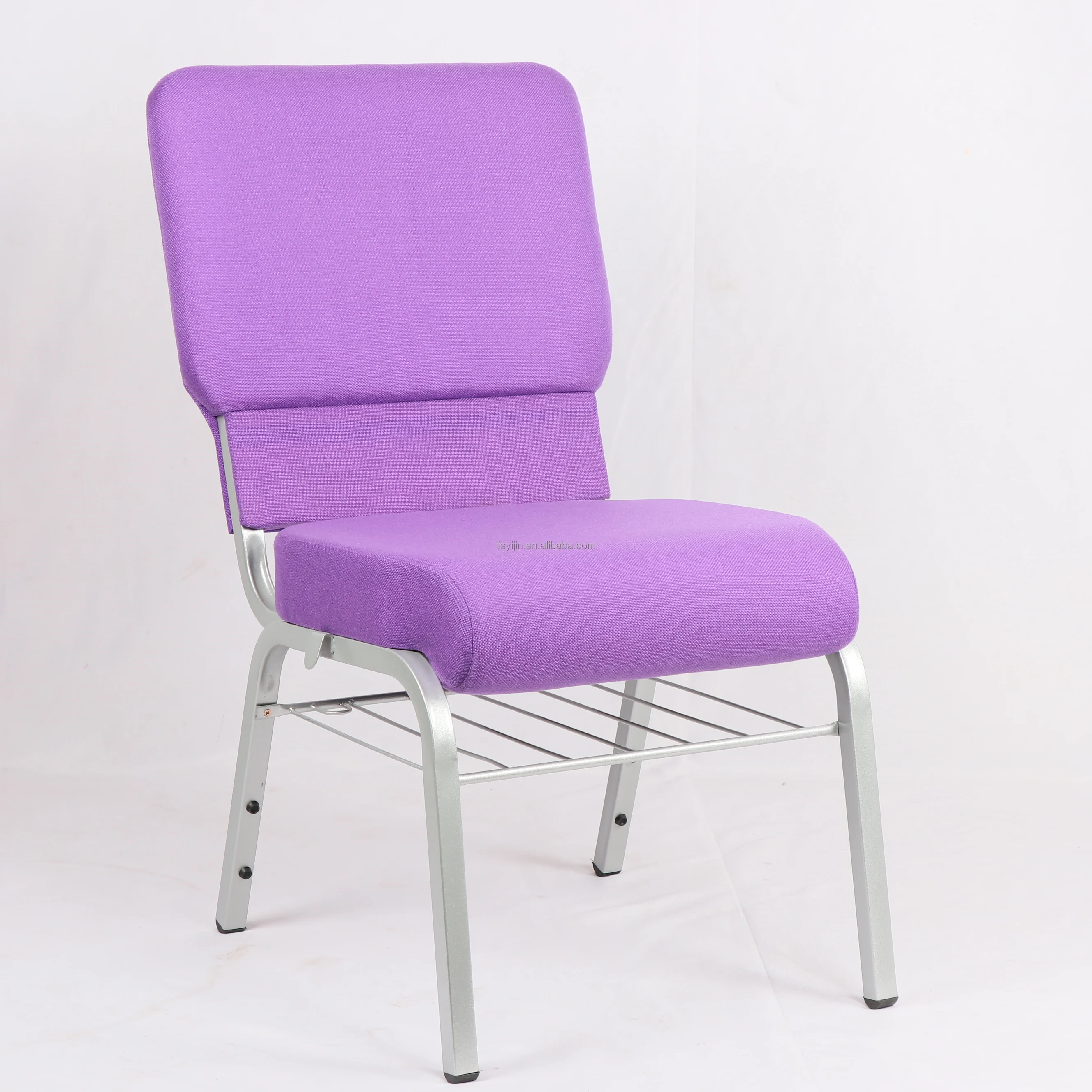 Cheap stackable  church chairs Fabric Upholstered pulpit chairs for church