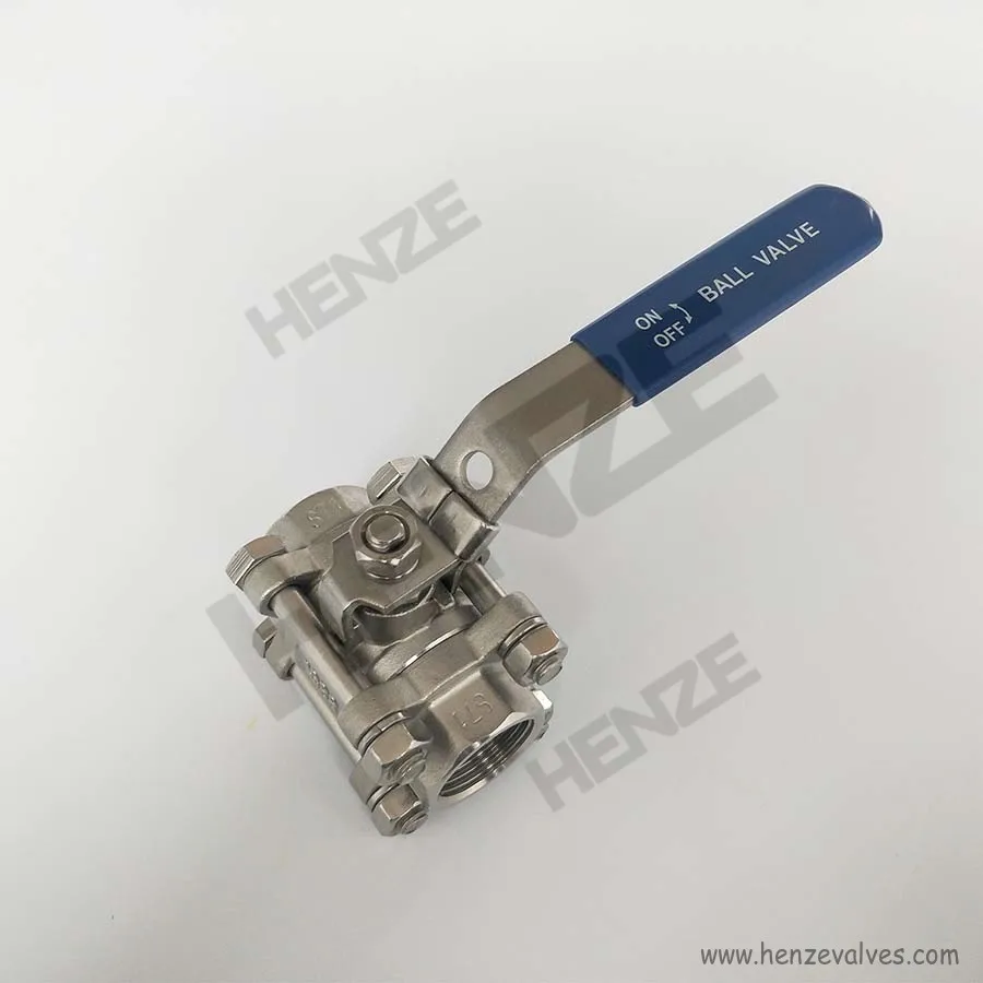 Шаровые краны с резьбой BSP NPT SS304 SS316 3 шт.