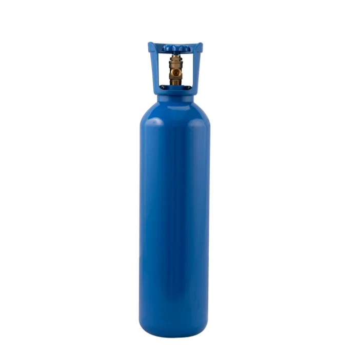 High-Pressure Semless Steel Gas Cylinder for Industrial Use Oxygen/Carbon Dioxide/Nitrogen/Argon Gases with Valves and Handle