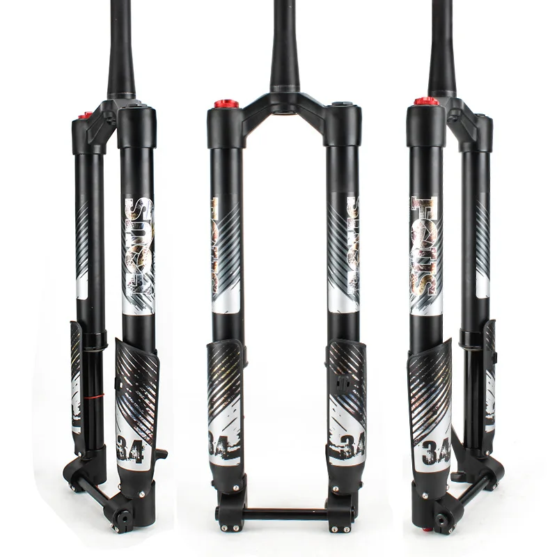 BUCKLOS OEM/ODM Horquilla De Bicicleta 26 27 5 29 дюймов DH горный велосипед из магниевого сплава передние части велосипеда перевернутая вилка