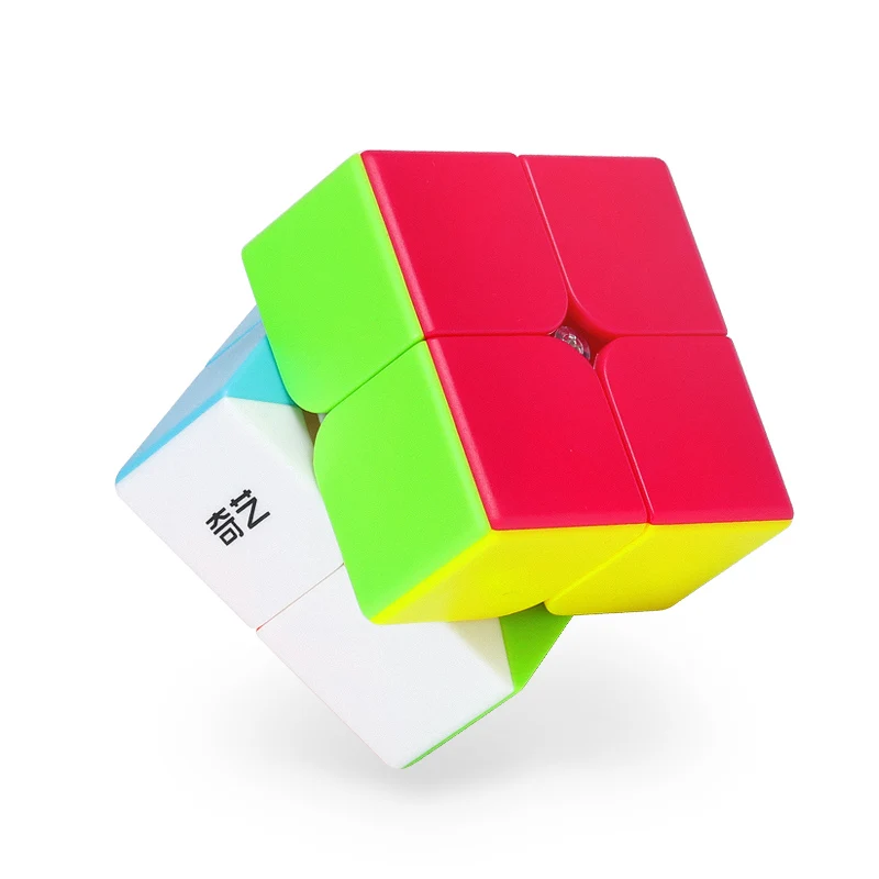 2x2x2 Magic Cube QiDi W S2 2x2 speed cube Magico Cubo твист пластиковые Развивающие игрушки для детей