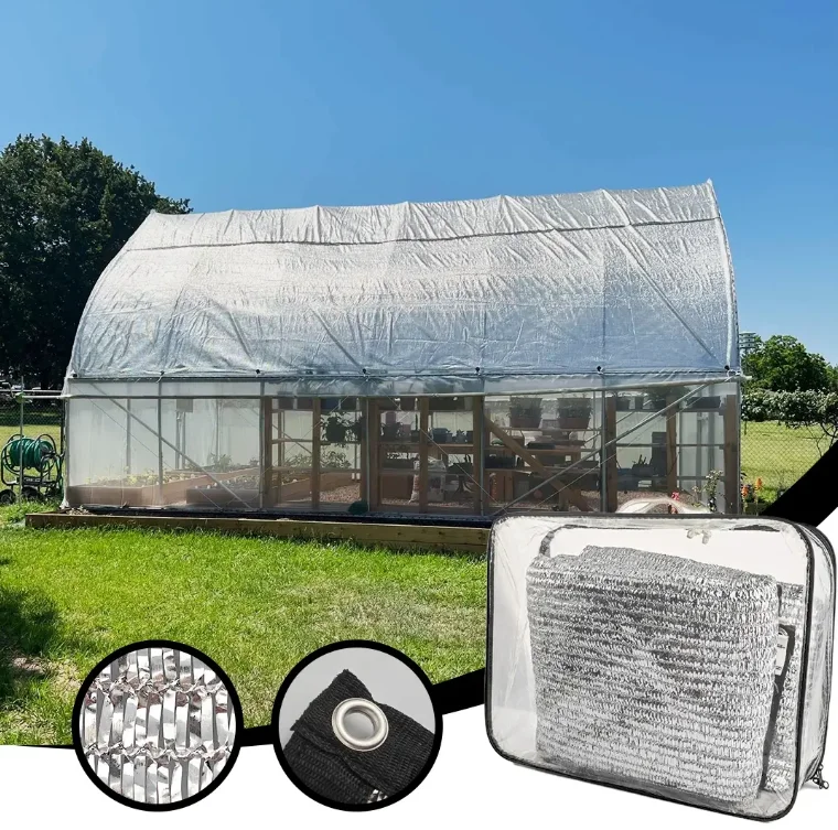 100% Virgin HDPE Aluminium Net Commercial Shade Solutions Rainwater