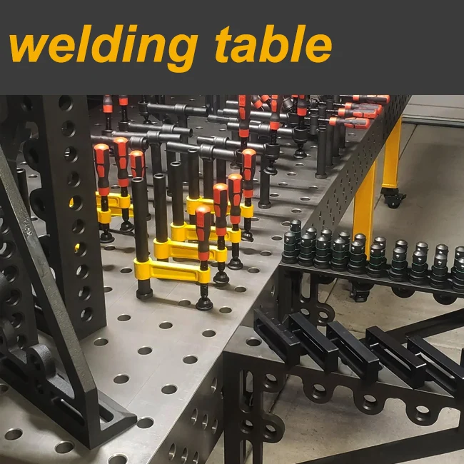 TKrobot Brand High Precision High Strength D16 D22 D28 Tig Industrial Welding Table 3D