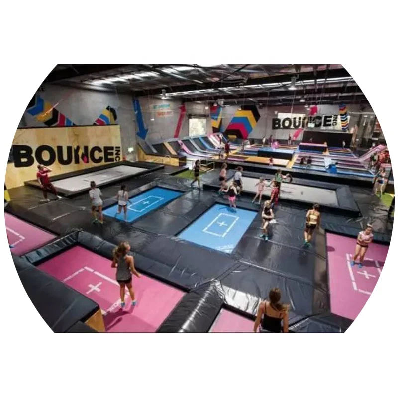 Professional Customized Colorful Customized trampoline park indoor Playground for Kids and Adults for Sale