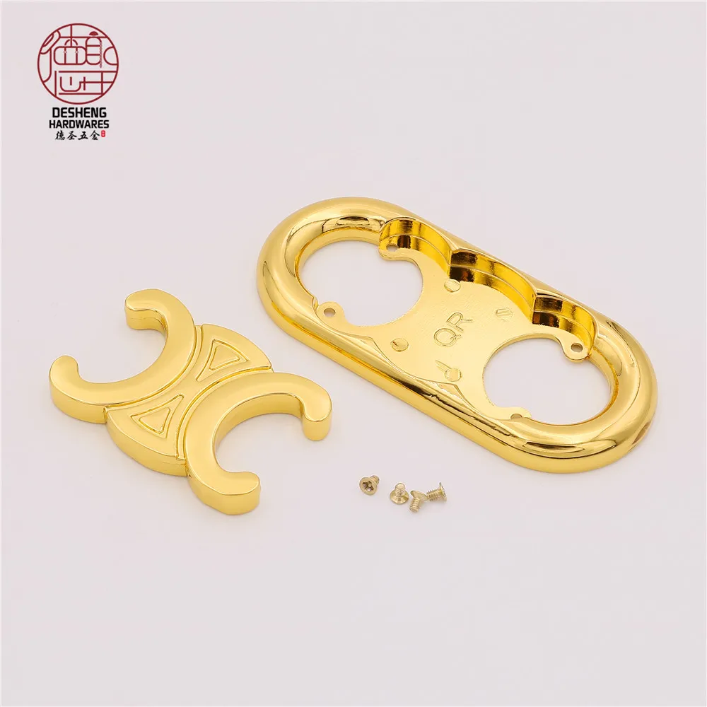 Purse Metal Clasp Buckle Fasteners Snap Clip Lock Decorative Buckle for Bags
