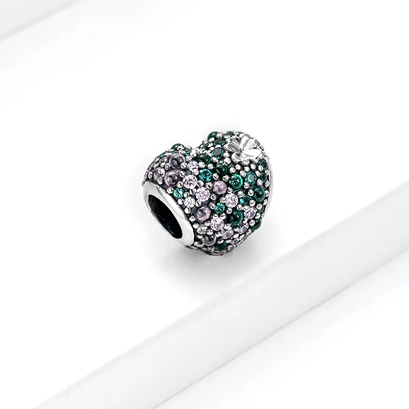 New 2022 Thailand factory customization wholesale original high quality 925 sterling silver Heart Charms for ladies