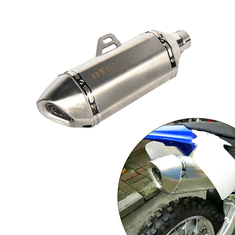 OTOM Motorcycle Dirt Bike Muffler Exhaust Pipe BZ-W2 For KAYO K6 BSE J5