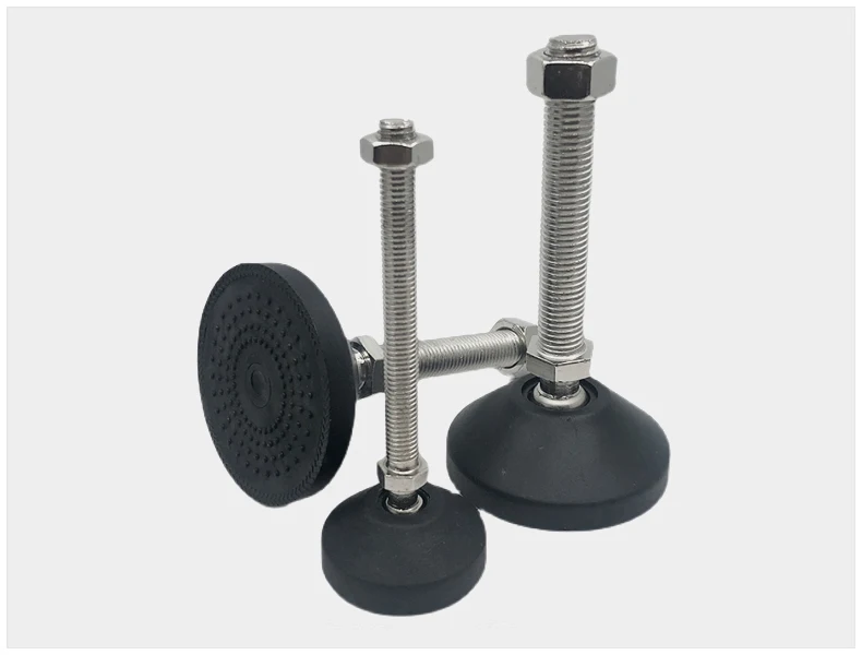 M16 nickel plating screw Fixed Type Nylon Black Plastic Industrial Orange Furniture Leg Adjustable Leveling Feet
