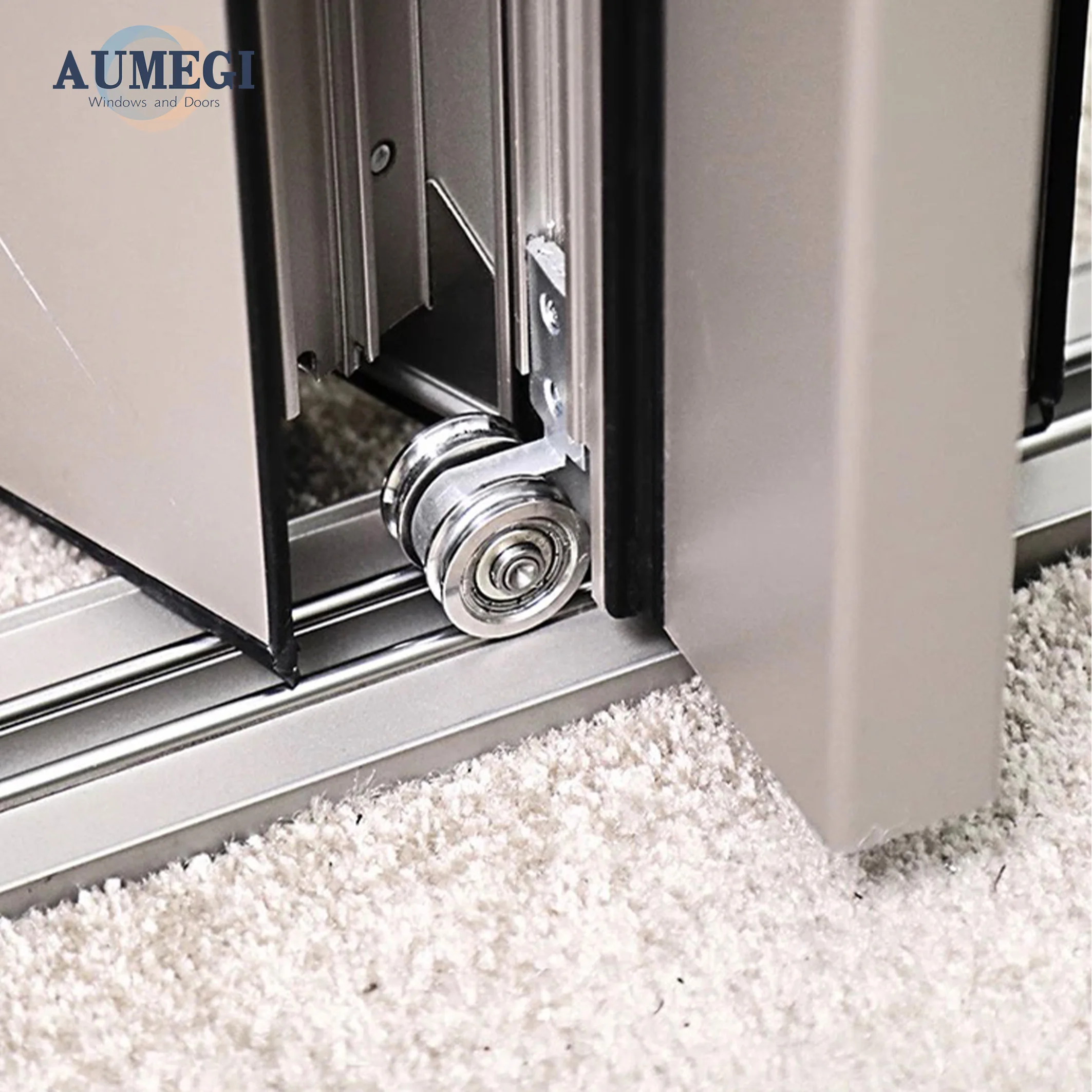Modern Style Thermal Insulation Patio Folding Bifold Door Aluminum Fold Doors