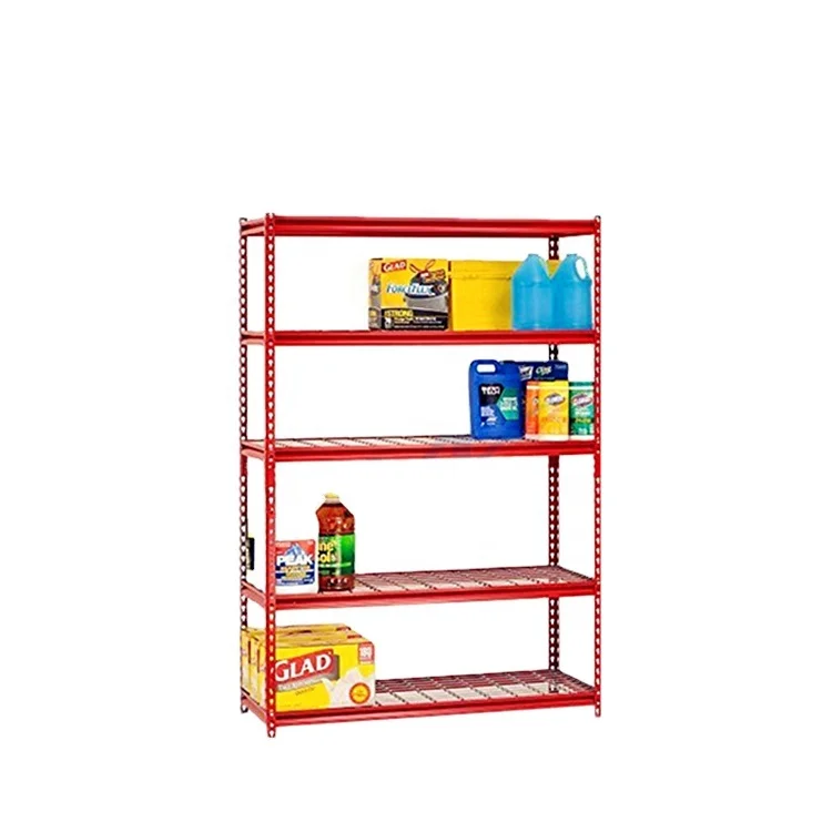 Customized 5 tier steel wire metal shelf adjustable shelves rack display