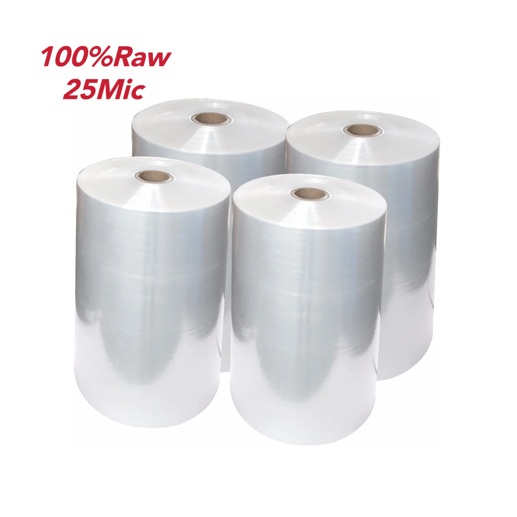 LLDPE Industrial Stretch Film Roll China Packaging Transparent Filmlldpe Jumbo Roll Stretch Film 23 Microns500Mm