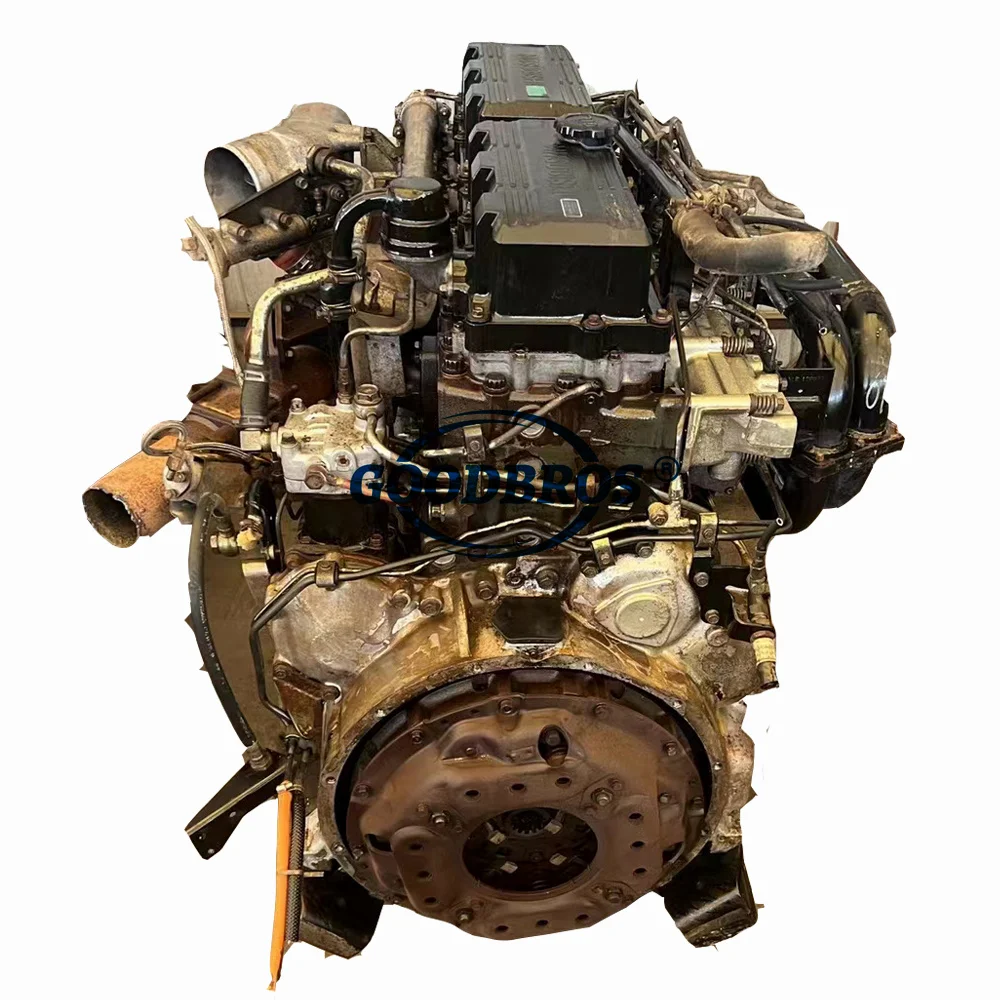 Подержанный оригинальный МОРСКОЙ лодочный двигатель 6D40T 360 л.с. 390Hp для Mitsubishi Fuso