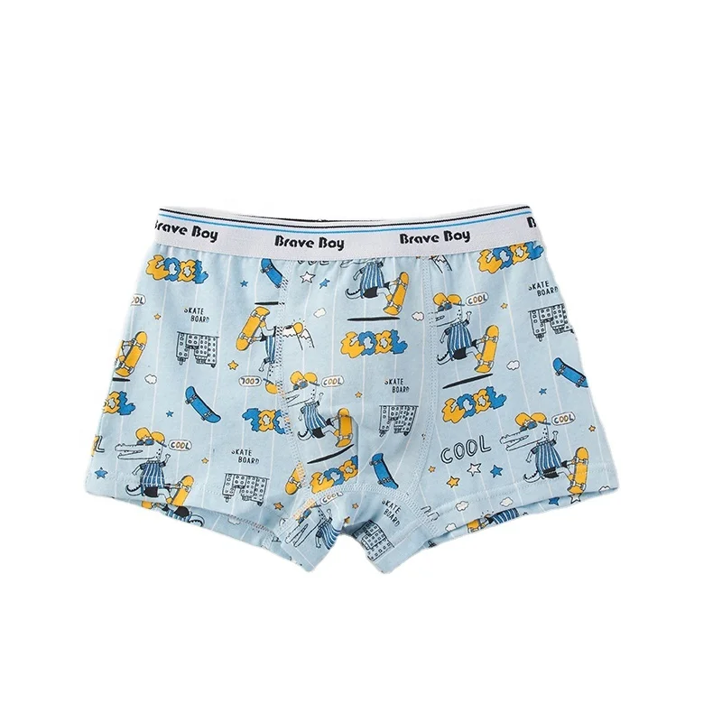 Самый продаваемый От 3 до 12 лет, трусы для мальчиков, нижнее белье из хлопка для детей старшего возраста, детское нижнее белье