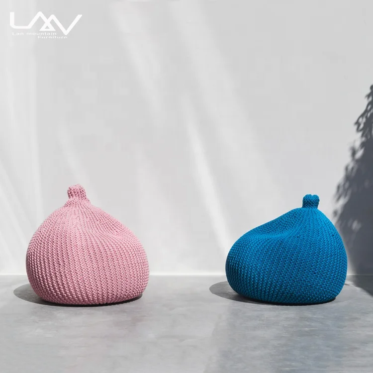 Colorful Lazy Sofa Chair Hot-sale Filling Cute Indoor Outdoor Comfortable Chair Bean Bag For Living Room Lazy couch