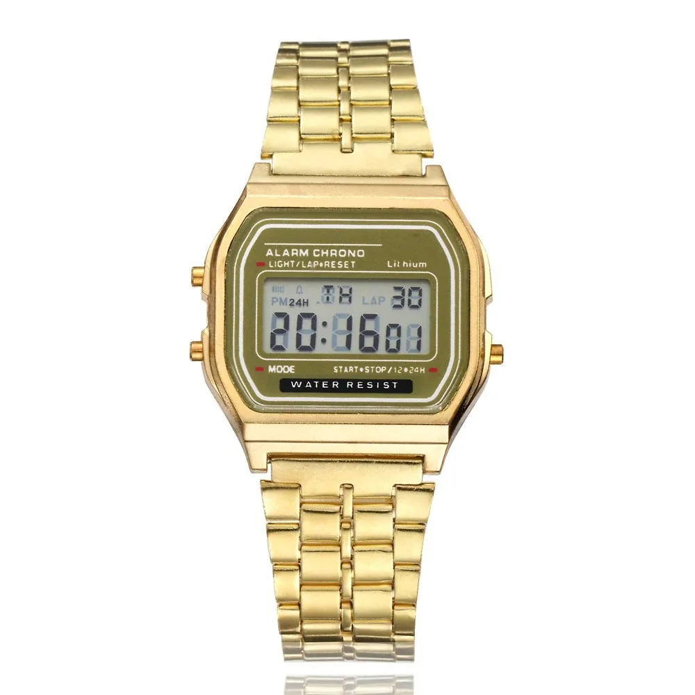 Wholesale Fashion Luxury Stainless Steel Sport Mens Wrist Digital Watches