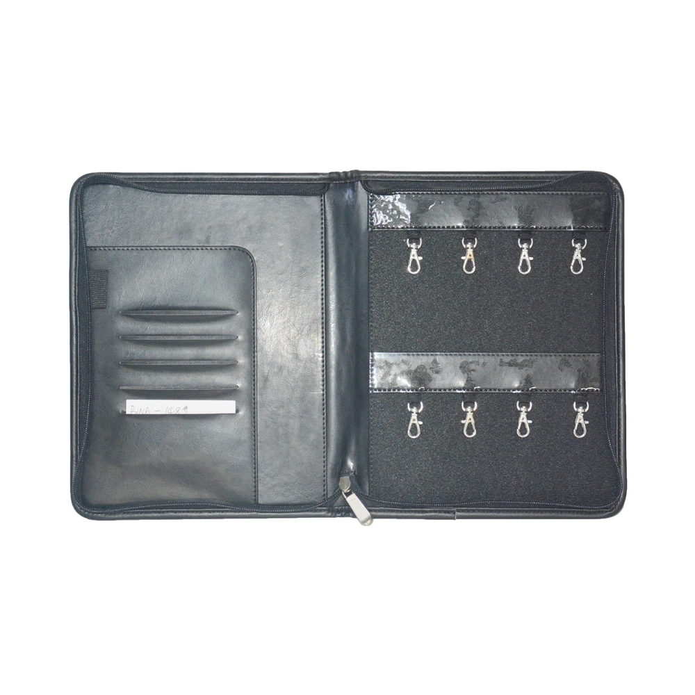 Business Padfolio and Key Case with PU Leather Folder Shape Presentation Folder for Filing Products