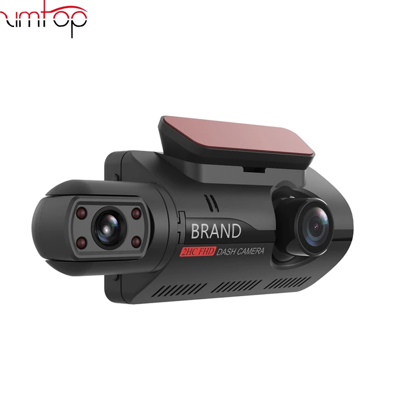 
1080P Front 480P Inside Cabin Car Dash Camera 3.5inch IPS Dashboard Cam 4 IR LEDs driving recorder for Uber Taxi 