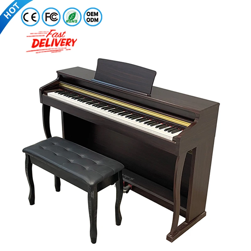 Top Selling 88 Keys Hammer Action Stage Keyboard Digital Electronic Piano Musical Instruments Upright Piano For Sale